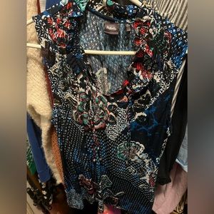 🎂Patterned sleeveless top